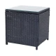 Image 7 for Садові меблі Outtec LUXURY стіл та 2 стільці чорно-графітові