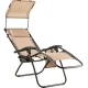 Image 2 for Шезлонг лежак Outtec Zero Graviti Sun розкладний з дашком беж
