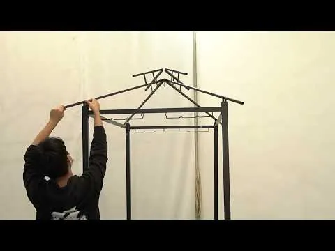 youtube video 1 Беседка Costway Naro с 2 барными стульями бежевый