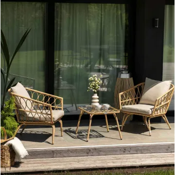 Комплект садовой мебели Di Volio Savona бежевый/кремовый