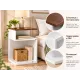 Image 6 for Комплект приліжкових тумб Costway S-Cube Side Table Set 2 шт S-подібні білий