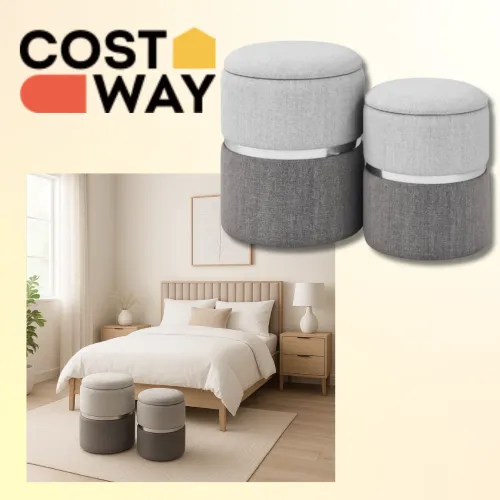 Комплект из 2 пуфов