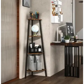 Етажерка Costway Leo кутова в стилі Loft