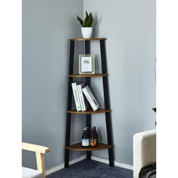 Этажерка Leobert Wooden угловая в стиле Loft