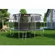 Image 3 for Батут Hop-Sport Premium 14ft (427см) черно-зеленый с внутренней сеткой
