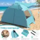 Image 11 for Пляжный тент Pop-Up Costway Family Beach самораскладывающийся от солнца 5-6 местный голубой