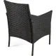 Image 9 for Садові меблі Outtec LUXURY стіл та 2 стільці чорно-графітові
