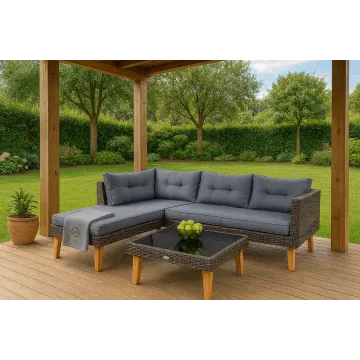 Комплект мебели для сада Di Volio Imola темно-серый