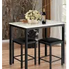 Комплект мебели Costway Venni барный стол с табуретом 2 шт