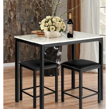 Комплект мебели Costway Venni барный стол с табуретом 2 шт