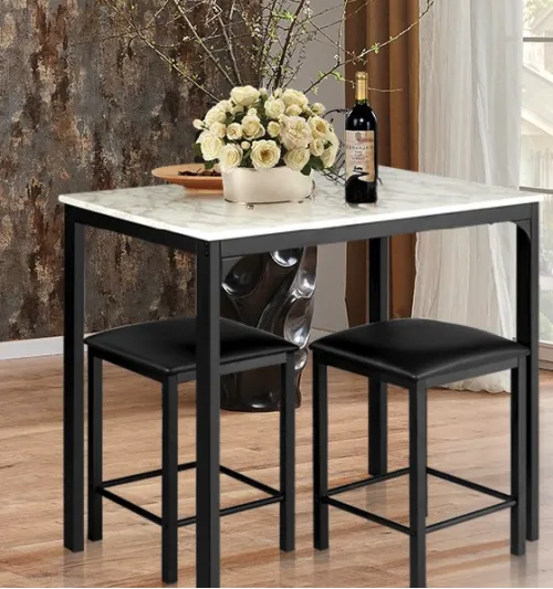 Комплект мебели Costway Venni барный стол с табуретом 2 шт