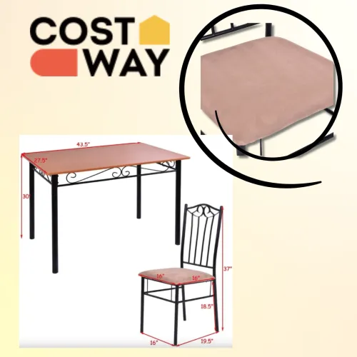 М'які кухонні стільці зі спинкою