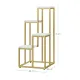 Image 5 for Стелаж для квітів Leobert Versailles на 4 полиць, золотистий
