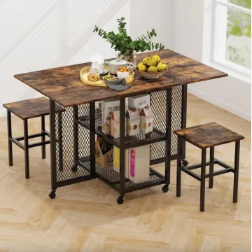 Комплект мебели Costway Design раскладной стол со стульями в стиле Loft