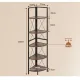 Image 3 for Етажерка Costway Signal кутова із металевим каркасом в стилі Loft