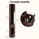 Image 4 for Шкаф-пенал в ванную Costway Slim Tower узкий с ящиком темно коричневый