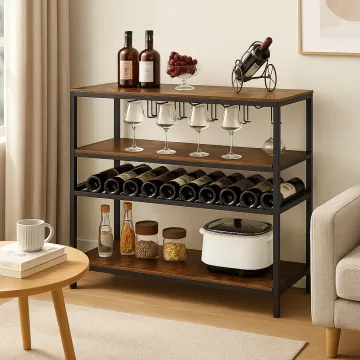 Стол для кухни Costway Alfred фуршетный в стиле Loft