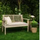 Image 5 for Садова лавка Di Volio Teracina з спинкою бежевий