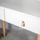 Image 5 for Туалетный столик Jumi Scandi LED + кресло Saida бежевый (кожаные ручки)