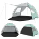 Image 3 for Пляжная палатка-тент Pop-Up Costway Vista Vent Beach самораскладывающаяся от солнца 3-4-местная зеленая