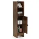 Image 4 for Пенал-шафа для ванни Costway SlimBath Cabinet підлогова з полицями та дверцятами коричневий