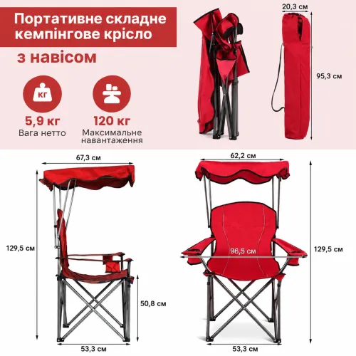Кресло с навесом - больше свободы в выборе места
