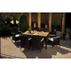 Image 9 for Садові меблі Di Volio VERONA 6+1 чорно-кремові