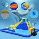 Image 10 for Детский надувной аквапарк Costway AquaPlay 6-in-1 с водной горкой бассейном водометами и воротами (без компрессора)