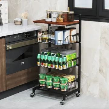 Стеллаж Costway Vroda мобильный в стиле Loft