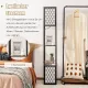 Image 9 for Стеллаж-торшер Costway Lumina Twin Lattice 156 двойной с декоративными абажурами на 2 полки лофт