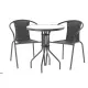 Image 1 for Садовая мебель Chomik BISTRO стол и 2 стулья серый