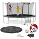 Image 14 for Батут Hop-Sport 14ft (427см) черно-зеленый с внутренней сеткой