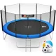 Image 1 for Батут Hop-Sport 14ft (427см) синій із зовнішньою сіткою