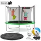 Image 2 for Батут Hop-Sport 10ft (305см) зеленый с внутренней сеткой