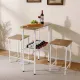 Image 2 for Комплект меблів Costway Oslo Counter Set барний стіл зі стільцями лофт білий бук