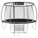 Image 4 for Батут Hop-Sport Premium 12ft (366см) черно-серый с внутренней сеткой