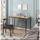 Image 5 for Письмовий стіл Costway Homart із сталевим каркасом натуральний