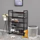 Image 3 for Стелаж для взуття Leobert Home Base підлоговий на 5 ярусів, чорний