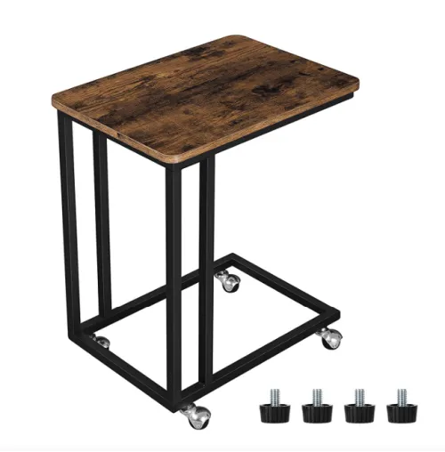 Журнальный столик приставной Leobert Angel на колесиках в стиле Loft