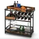 Image 1 for Барная тележка Costway Mexico с несколькими ярусами в стиле в стиле Loft