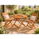 Image 2 for Садовый стол Costway Patio деревянный с отверстием для зонта