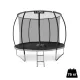 Image 3 for Батут Outtec Premium 12ft (374см) чорно-сірий з внутрішньою сіткою