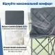 Image 6 for Кресло туристическое раскладное Costway CampTitan с термосумкой и серым чехлом
