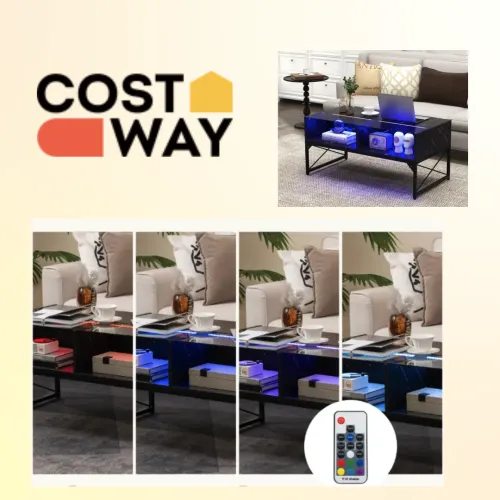 Журнальный стол с LED-подсветкой