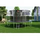 Image 3 for Батут Hop-Sport Premium 14ft (427см) черно-серый с внутренней сеткой