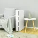 Image 5 for Етажерка на колесах Leobert вузька на 4 шухляди, білий
