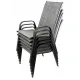 Image 5 for Комплект садових стільців Chomik GARDEN LINE CORTINA сірий