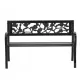 Image 3 for Скамейка для сада Chomik GARDEN LINE ROSE стальная с декоративной спинкой