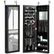 Image 1 for Дзеркало шафа підвісна Costway Glamour Case для біжутерії чорний