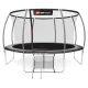 Image 4 for Батут Hop-Sport Premium 14ft (427см) черно-серый с внутренней сеткой